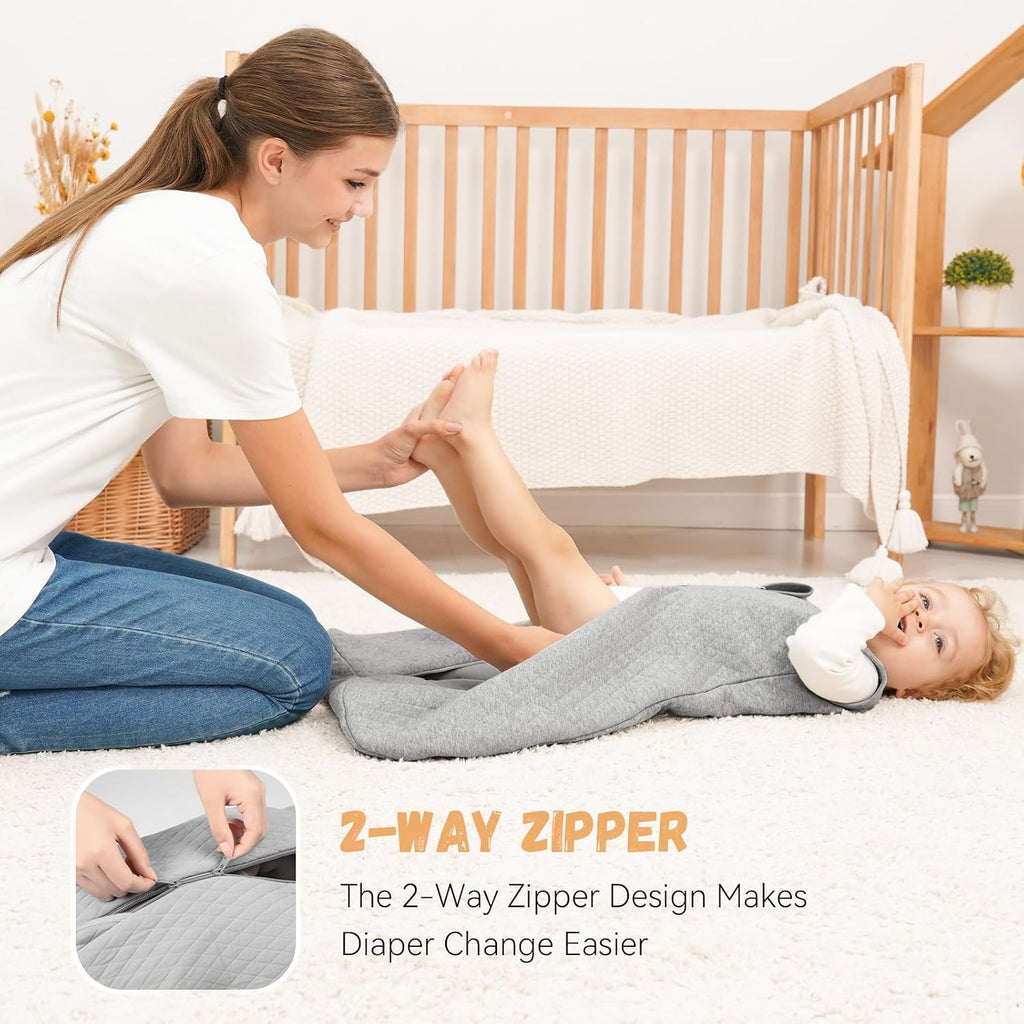 Yoofoss Baby Sleeping Bag 2.5 Tog 12-18 Months Grey