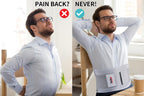 FEATOL Back Brace for Men & Women, Lower Back, Sciatica Pain Relief