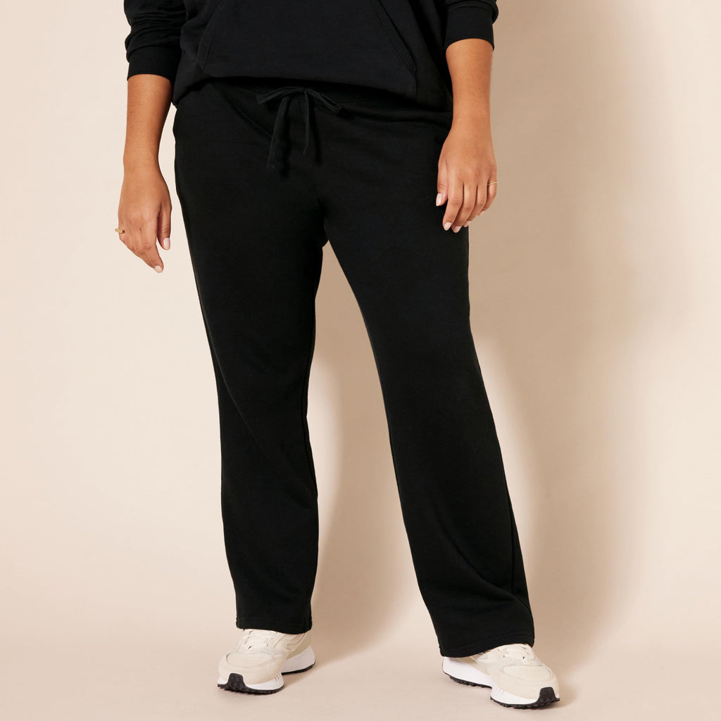 Amazon Essentials Women's Straight Leg Sweatpants with Drawstring for Women, Fleece