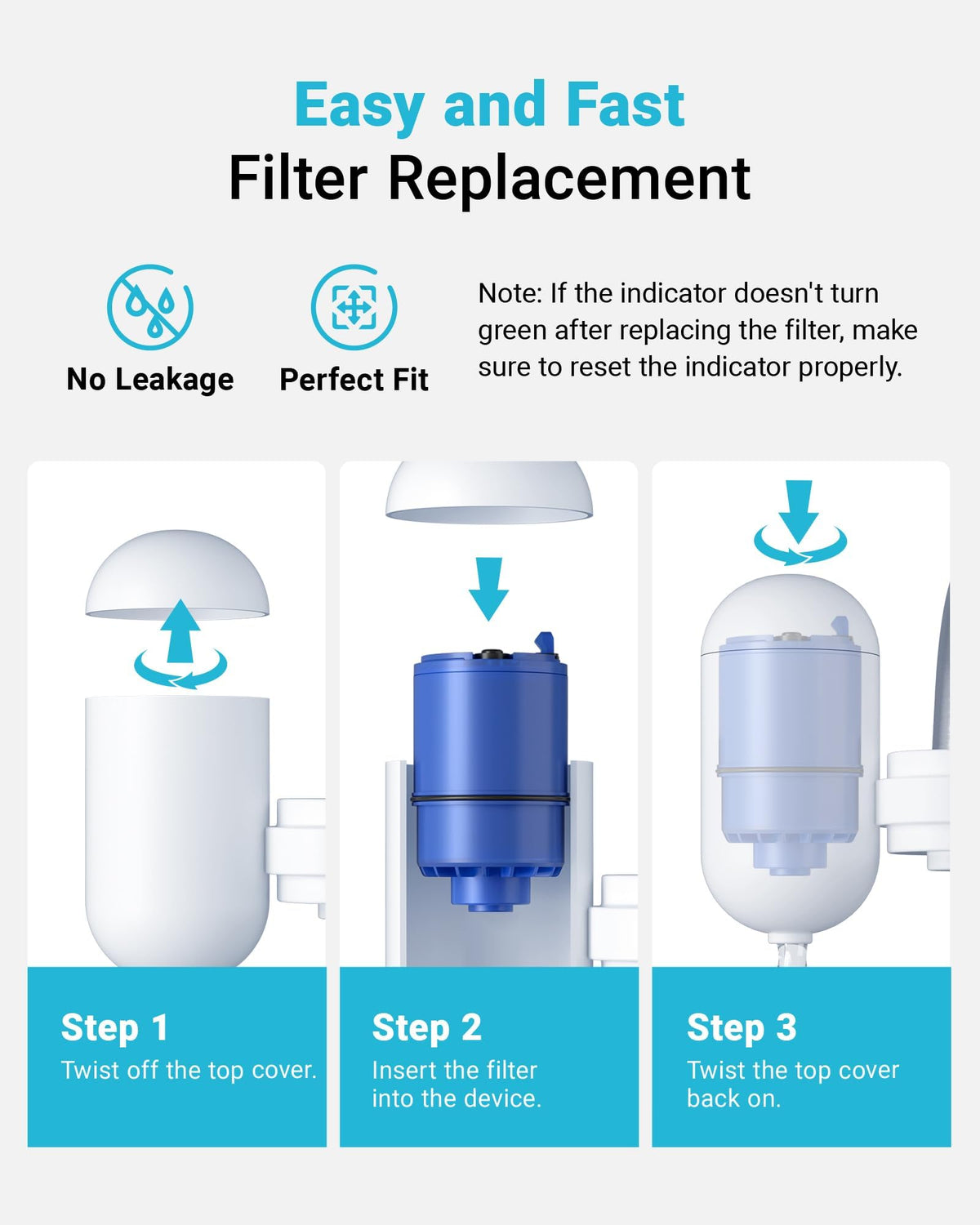 AQUA CREST Filter Replacement for PUR® Plus Water Filter Replacement