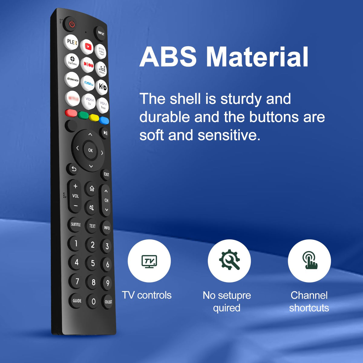 Replacement Voice Remote Control for Google Chromecast 4k Snow Streaming Media Player,Remote for Chromecast with Google TV HD/4K,Voice Remote Controls Replacement(Remote Control Only)