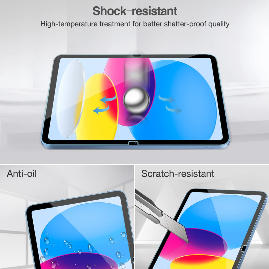 ProCase 2 Pack Screen Protector for iPad A16 2025 11th 11"/10th 2022 10.9"