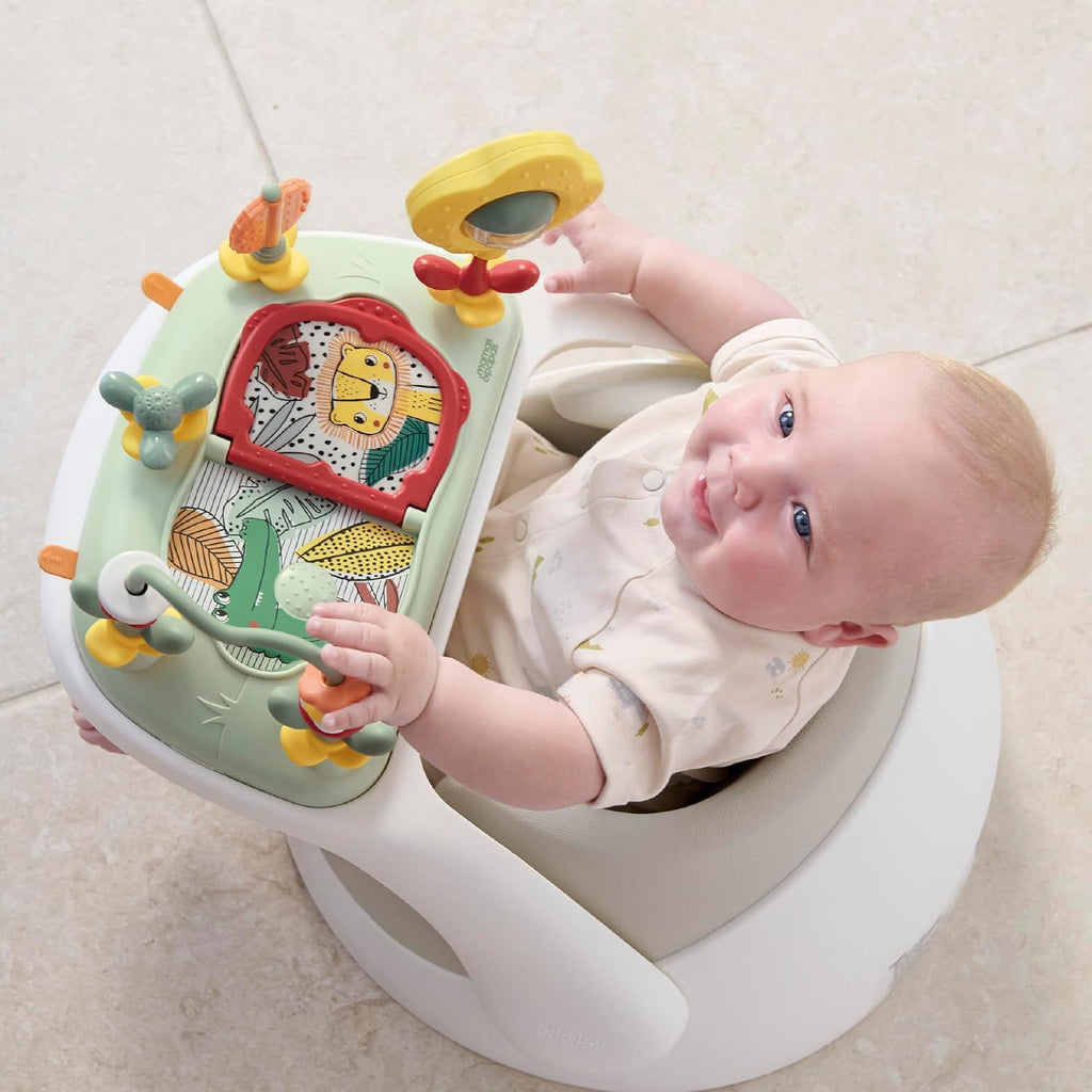 Mamas & Papas Baby Snug Floor Seat and Activity Tray - Clay