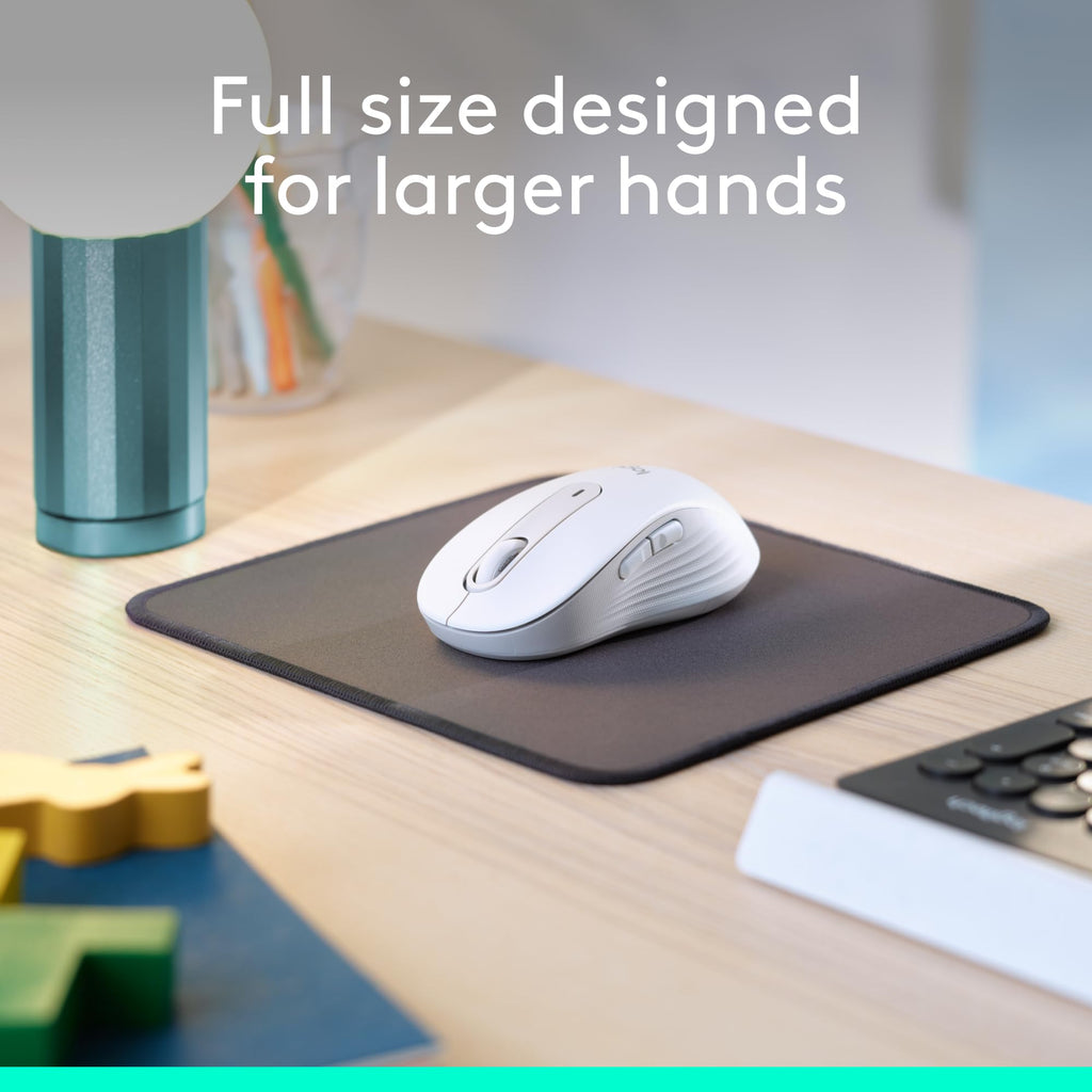 Logitech Signature M650 L Full Size Wireless Mouse - For Large Sized Hands