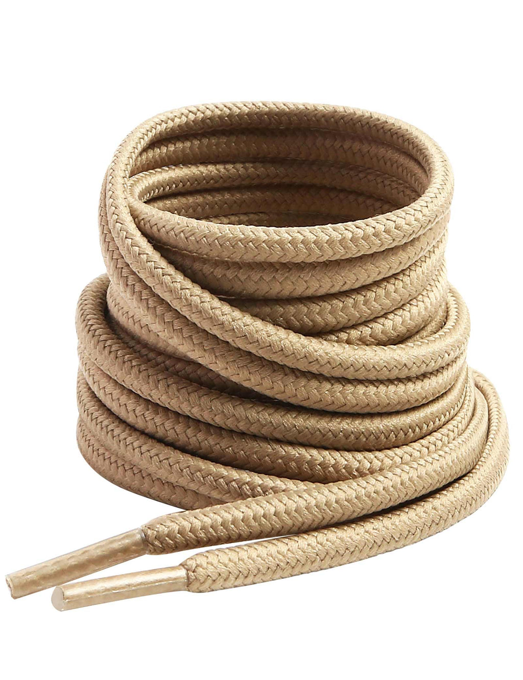 VSUDO Round Boots Laces, 4mm Diameter Work & Hiking Shoe Laces for Boots