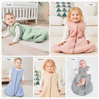 Yoofoss Baby Sleeping Bag 2.5 Tog 12-18 Months Grey