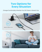 Anker USB C Charger Cable, 2-Pack 6 ft (1.8 m) USB to USB C Cable, USB A to USB C Braided Phone Charger Cable for iPhone 17/16/15, iPad Pro, Samsung Galaxy, and More(Black)