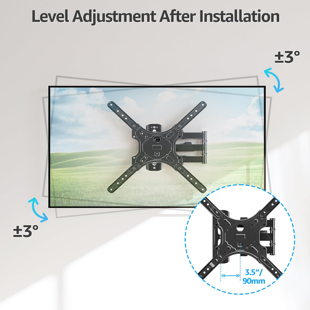 MOUNTUP 550 mm Long Arm TV Wall Bracket for 14–42 Inch TVs & Monitors