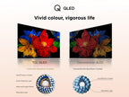 TCL 32SF560-UK 32 Inch Full HD QLED HDR Smart TV with Fire TV Press & Ask Alexa, Metallic Bezel-Less Design