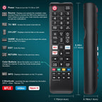 for JVC-TV-Remote-Control, Universal Replacement RM-C3338 for JVC Smart TV