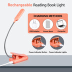 VAVOFO Rechargeable Reading Light, Clip on Book Light for Reading in Bed