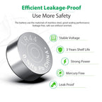 LiCB 20 PCS LR44 AG13 357 303 SR44 A76 Battery 1.5V Button Coin Cell Batteries for Small Electronics
