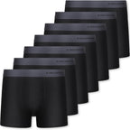 FM London 7-Pack Mens Boxers, Cotton Rich, Soft & Stretchy Mens Underwear