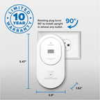 Kidde Carbon Monoxide Detector, Plug-in Carbon Monoxide Detector with AA Battery Backup, 85 dB Alarm, LED Status Light Indicators, 3rd Edition