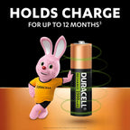 DURACELL AA Rechargeable Batteries (4 Pack) 1.2V, 2500 mAh NiMH