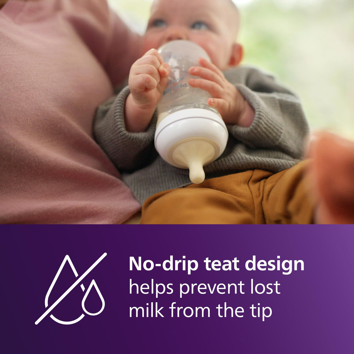 Philips Avent Natural Response Bottle Teat - 2 x Baby Bottle Flow 4 Teats for Babies Aged 3+ Months, BPA Free (Model SCY964/02)