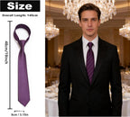 yenlk Men's Classic Necktie, Formal Tie for Weddings, Business and Prom