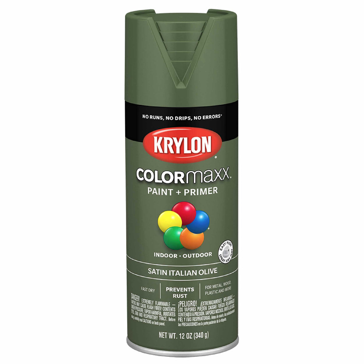 Krylon ColorMaxx 12 Oz. Gloss Spray Paint, Pumpkin Orange - 1 Each