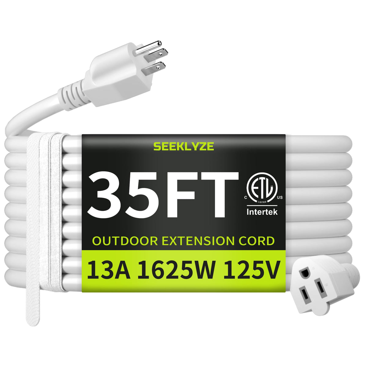 16/3 Black Extension Cord 6 FT Indoor, Short Extension Cord