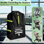 Pram Bag for Airplane, Baby Travel Essentials, Stroller Bag 119H*61W*38D cm