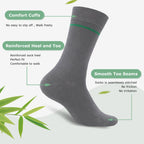 WeciBor Men's Bamboo Seamless Socks 6/12 Pack