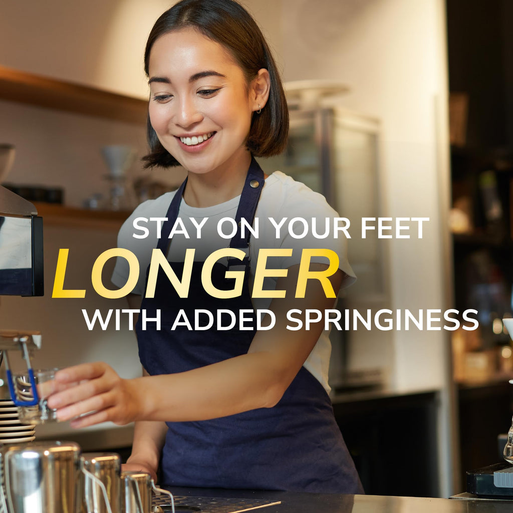 Scholl GelActiv Work & Boot Insoles for Men and Women, All Day Comfort at Work, Shock Absorption and Comfort Cushioning with GelWave Technology