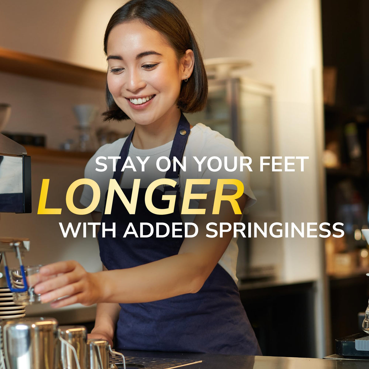 Scholl GelActiv Work & Boot Insoles for Men and Women, All Day Comfort at Work, Shock Absorption and Comfort Cushioning with GelWave Technology