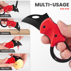 FUNBRO Small Pocket Knife, Cool Box Cutter with 1.34 Inch Sharp Blade