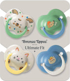 Tommee Tippee Ultimate Fit Orthodontic Dummy 18-36m Silicone Pack of 4