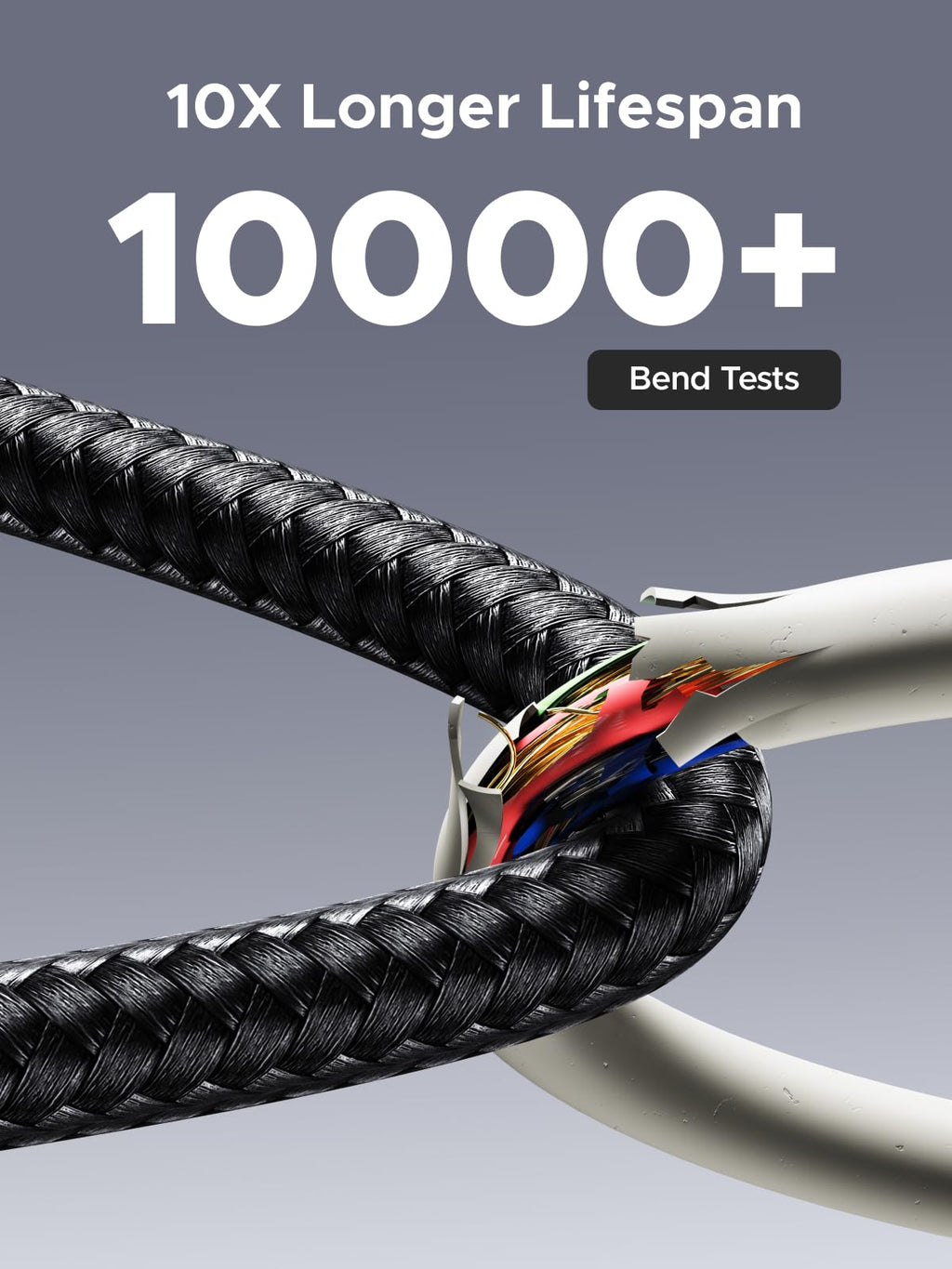 UGREEN 240W USB C to USB-C Cable with Built-in Digital Screen, 2M