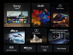 TCL 85T6C-UK 85 Inch QLED 4K HDR TV, Fire TV (Smart TV with Dolby Vision & Atmos, HDR10+, Press & Ask Alexa