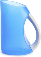Munchkin Soft Rim Baby Bath Jug| Baby & Toddler Shampoo Rinser| Rinsing & Kids Wash Device| Hair Wash Jug with Easy Grip Handle| Essential Children's Accessories | Blue