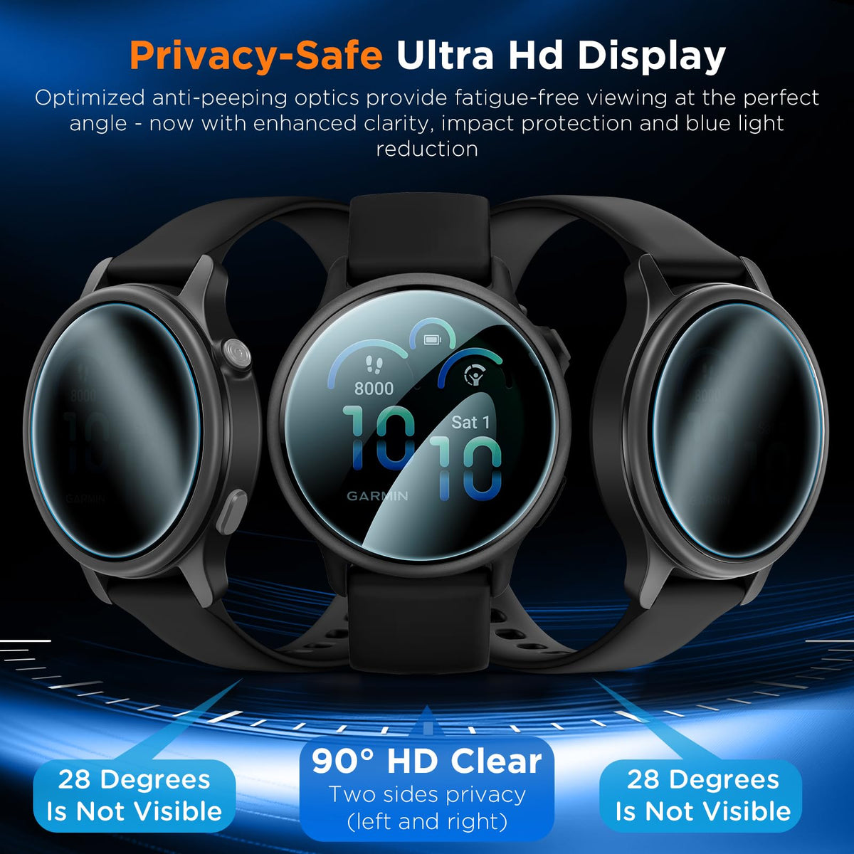 LK 6 Pack Screen Protector for Apple Watch Series 9 8 7 41mm/Series SE 6 5 4 40mm, Screen Protector Compatible for Apple Watch 40/41mm, High Definition, Bubble Free, Clear Flexible TPU Film
