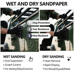 Sandpaper 600 Grit, Wet Dry Sand Paper 9 x 11 Inch