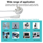 TV power cable 3M, 2 Pin Mains Power Lead Fig Figure 8 UK Power Cable, IEC320C7 to BS 1363 C7 Figure 8 Power Lead compatible with Samsung LG Philips Toshiba TV/Printer/PS4/PS3/PS5…