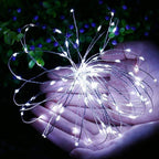 Joomer Solar Fairy Lights, 2-Pack Total 80FT 240LED Lights, Warm White