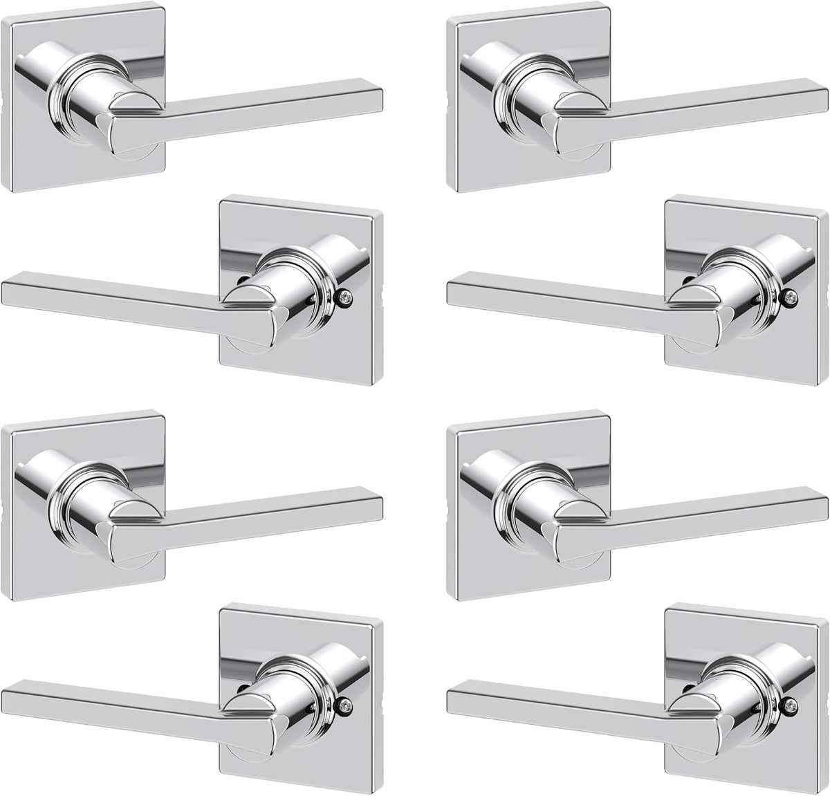 Kwikset Casey Privacy Door Lever with Lock, Matte Black