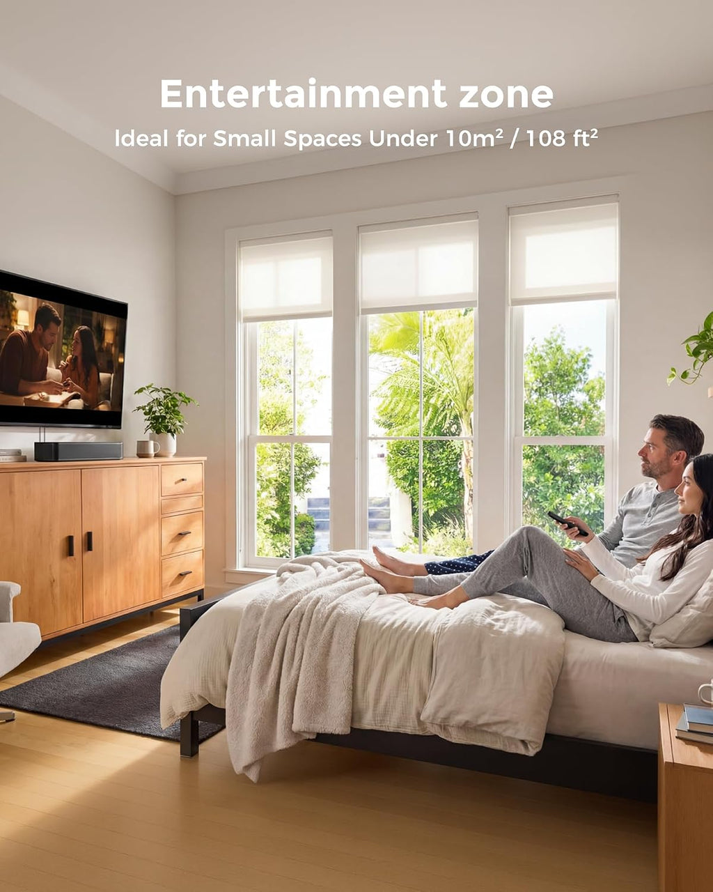 ULTIMEA 2.1ch Soundbar All-in-one, Built-in Subwoofer for TV