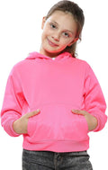 A2Z 4 Kids Girls Boys Plain Sweatshirt Tie Dye Pullover Shirt Fleece Hooded Jumper PE School Warm Coats Long Sleeve Top New Casual Fashion for Childrens Unisex Age 2-13 Years