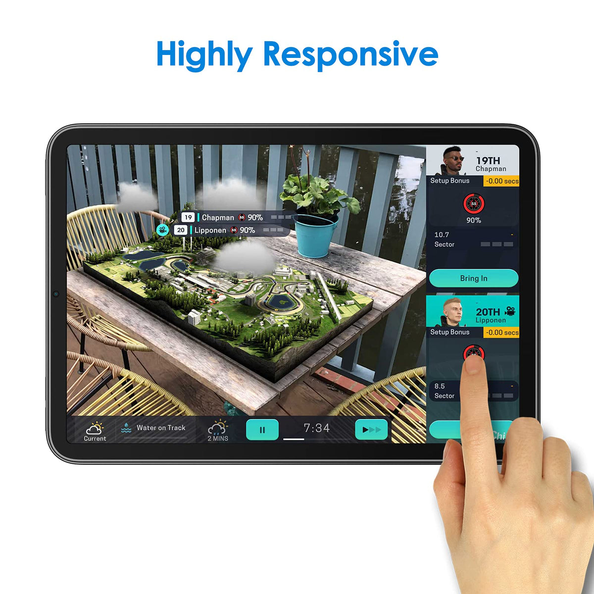 JETech Screen Protector for iPad Air 11" M4/M3/M2, 2-Pack