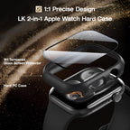 LK 6 Pack Screen Protector for Apple Watch Series 9 8 7 41mm/Series SE 6 5 4 40mm, Screen Protector Compatible for Apple Watch 40/41mm, High Definition, Bubble Free, Clear Flexible TPU Film