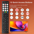 Samsung Universal TV Remote Control – Samsung TV Remote Replacement with Netflix, Prime Video, Rakuten Buttons for All S amsung LED QLED UHD 4K 8K Smart TVs