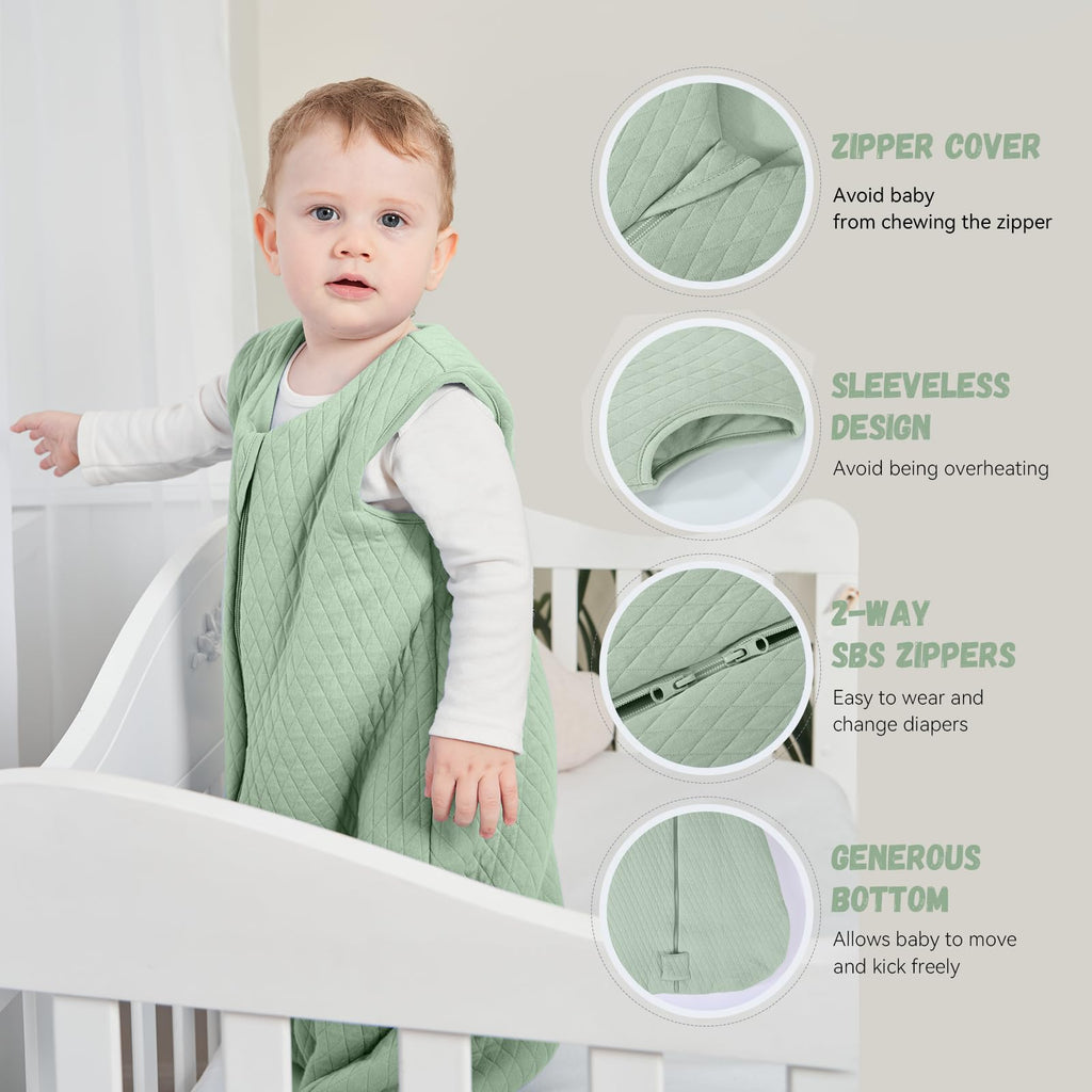 Yoofoss Baby Sleeping Bag 2.5 Tog 12-18 Months Grey