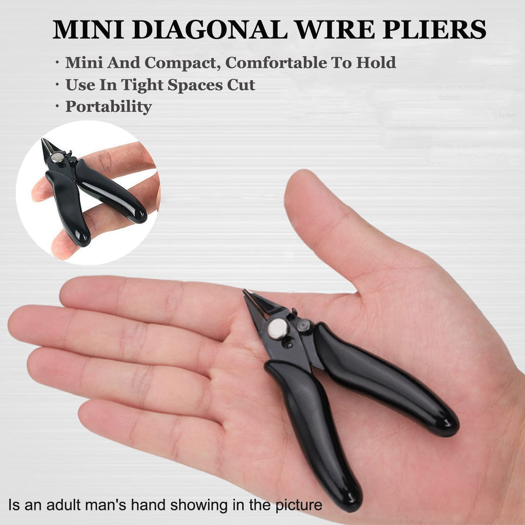 BOENFU Wire Cutters Heavy Duty Snips Flush Cut Side Cutters Pliers