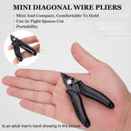 BOENFU Wire Cutters Heavy Duty Snips Flush Cut Side Cutters Pliers