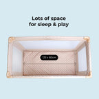 My Babiie MBTC1 Travel Cot from Birth to 15kg - Blush Pink