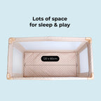 My Babiie MBTC1 Travel Cot from Birth to 15kg - Blush Pink