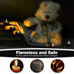 KOABY 24 Pack Pink Light Flameless Tea Lights, Pink Base, Last 100H