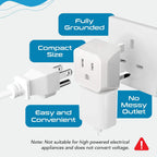 Ceptics 45W Universal Travel Adapter w/ 3 USB-A, 2 USB-C & Universal Input