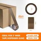 GRIFEMA GA4004-1 Brown Low Noise Packing Tape 50mm x 66m 1 Roll